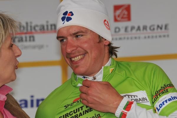 Yauheni Hutarovich (Fran&ccedil;aise Des Jeux) nabbed the lead in the points classification as well