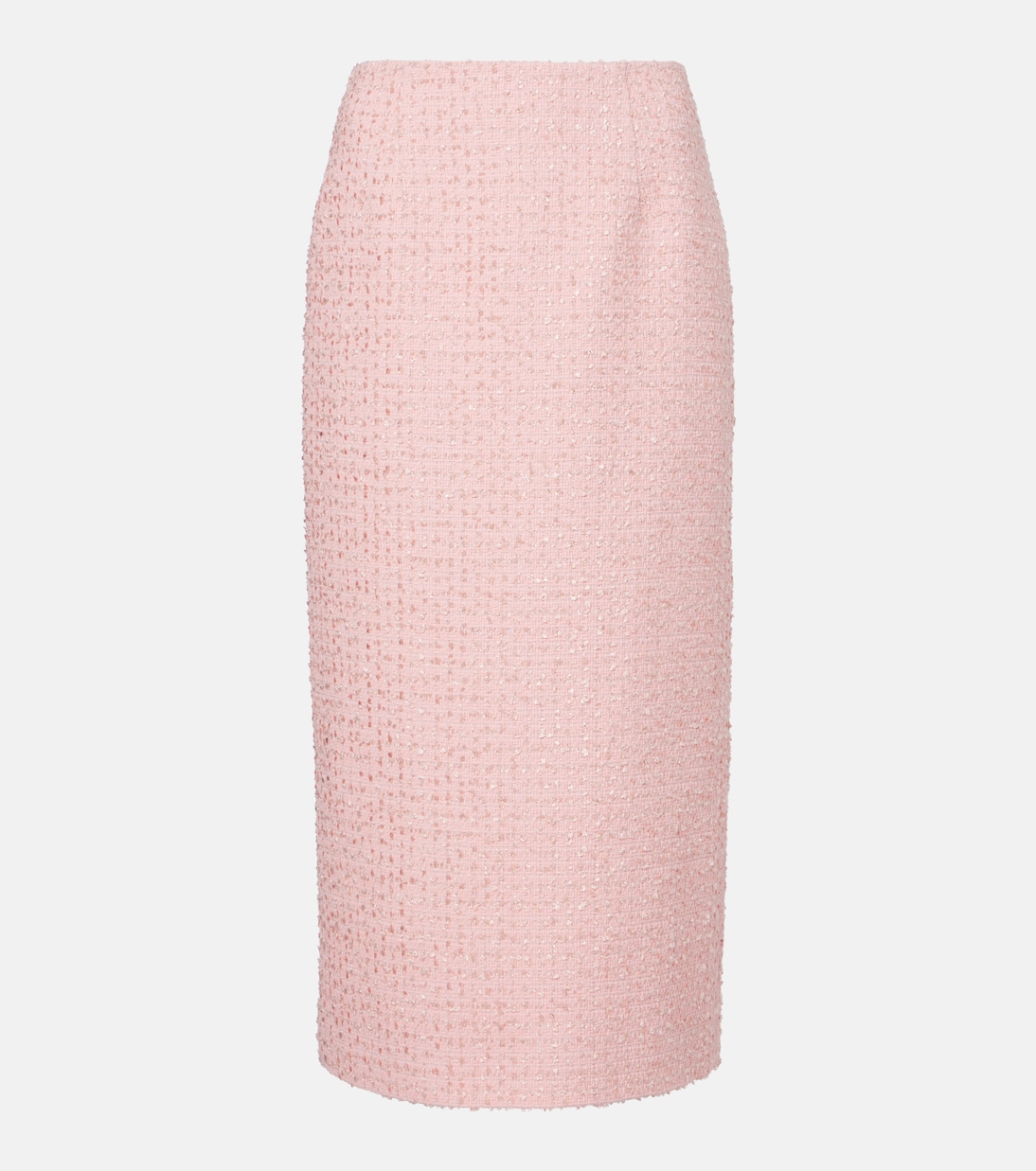 Tweed Pencil Skirt in Pink - Carolina Herrera