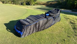 The BagBoy T-660 Travel Cover on the ground