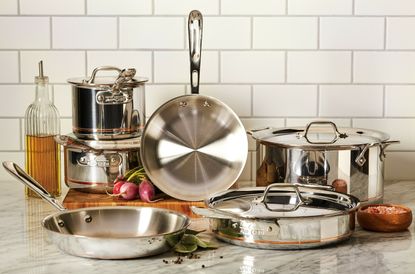 13-Piece Stainless Clad Set