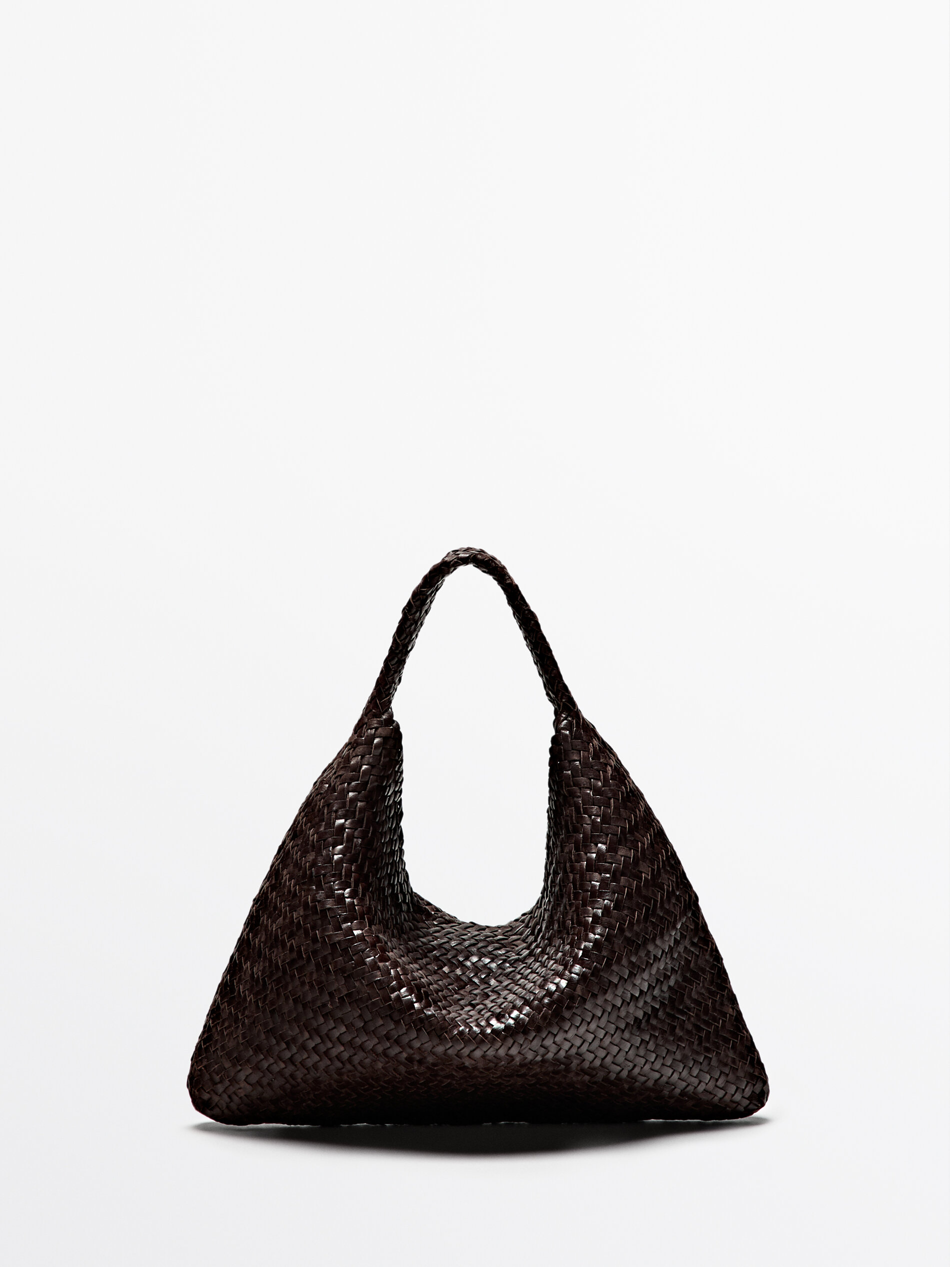 Braided Nappa Leather Shopper Bag