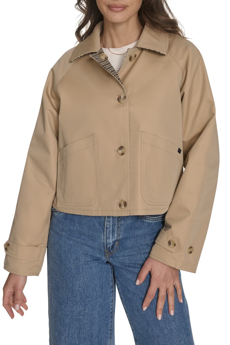 Reversible Crop Trench Jacket