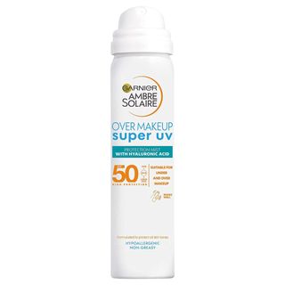 Garnier Ambre Solaire Over Makeup Super UV Protection Mist SPF50 - best SPF to apply over make-up