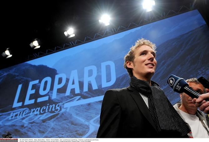 In 2011, Schleck left the team of Bjarne Riis to start up Leopard-Trek