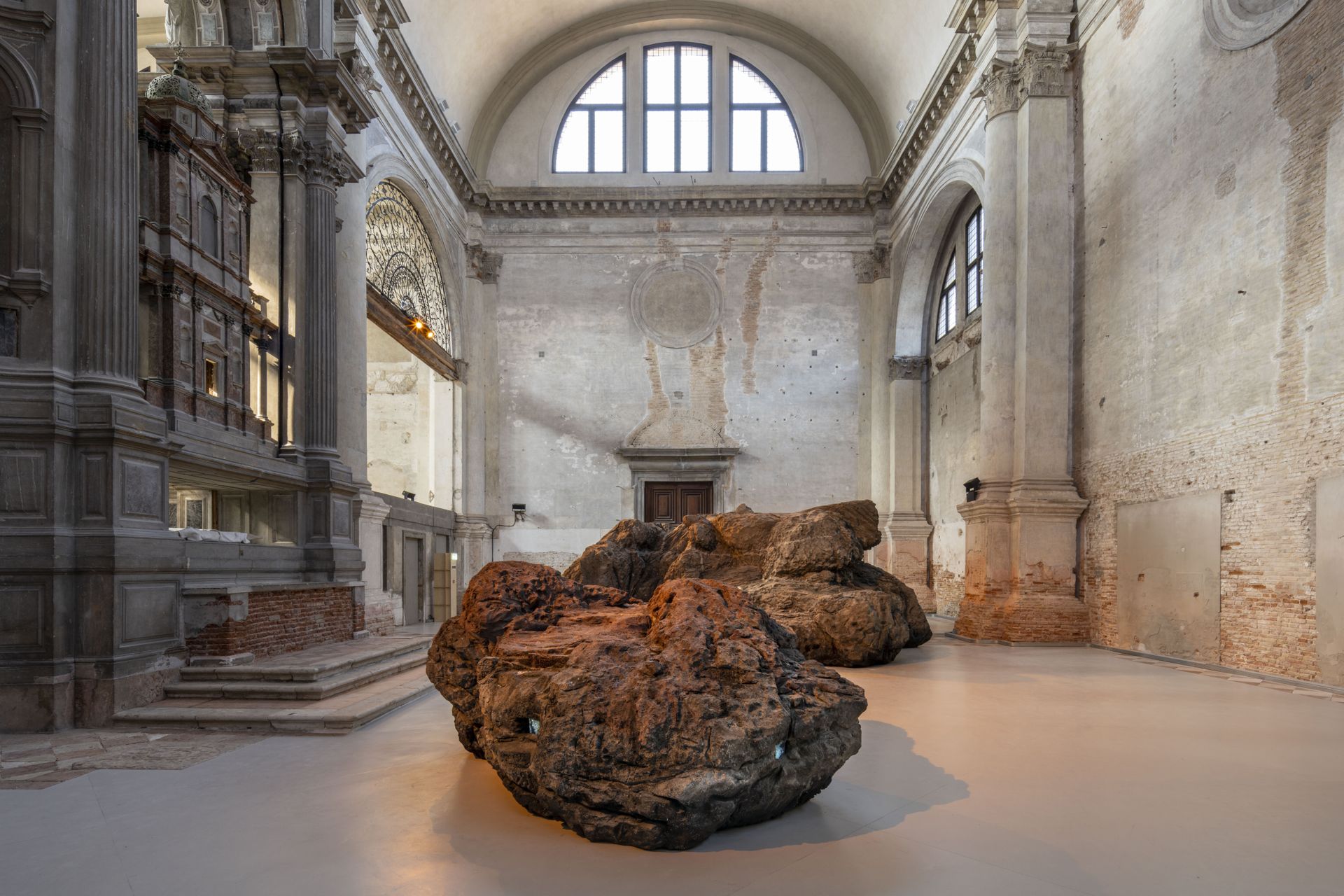 Ocean Space exhibition gallery interior in Venice