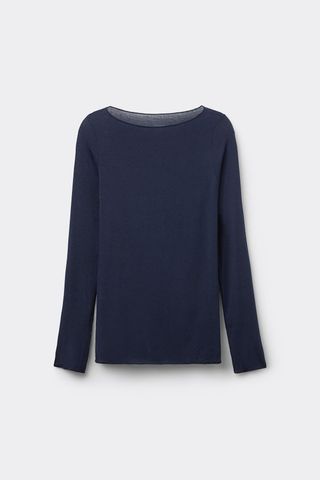 intimissimi, Boat Neck Modal Cashmere Ultralight Top