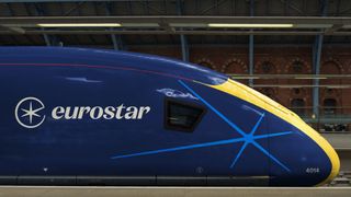 Eurostar logo in situ on a train