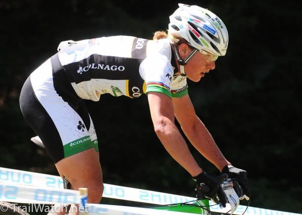 Nathalie Schneittner (Colonago Arreghini) descending in the top ten