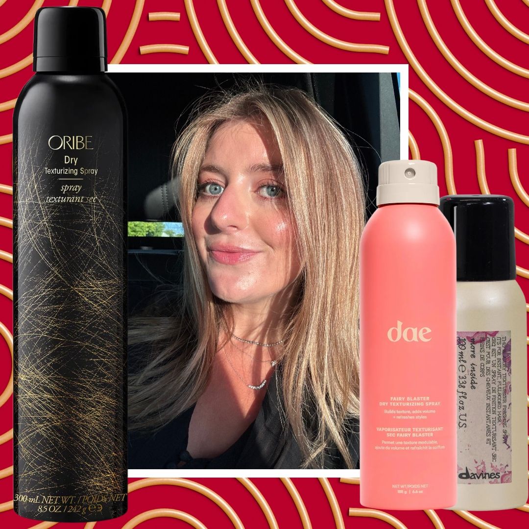 samantha holender with dry texturizers