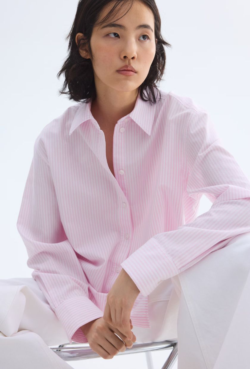 H&amp;M, Oxford Shirt - White