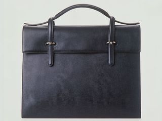 Leather briefcase, 1992, designed for Delvaux leather goods