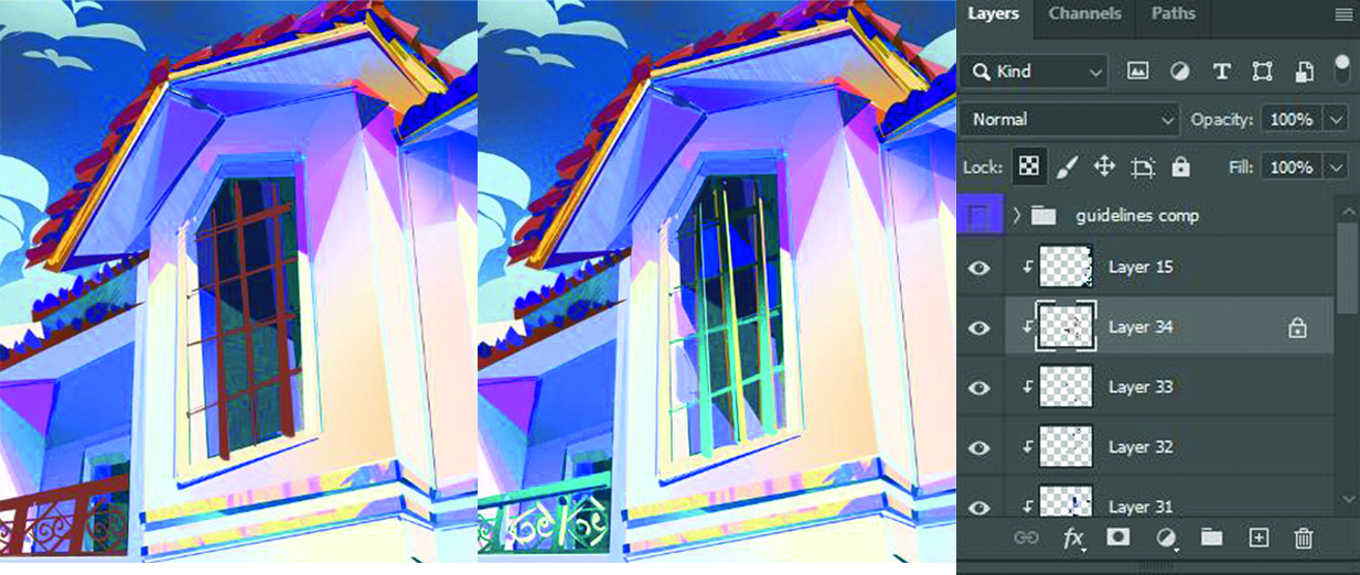 Photoshop perspective tool