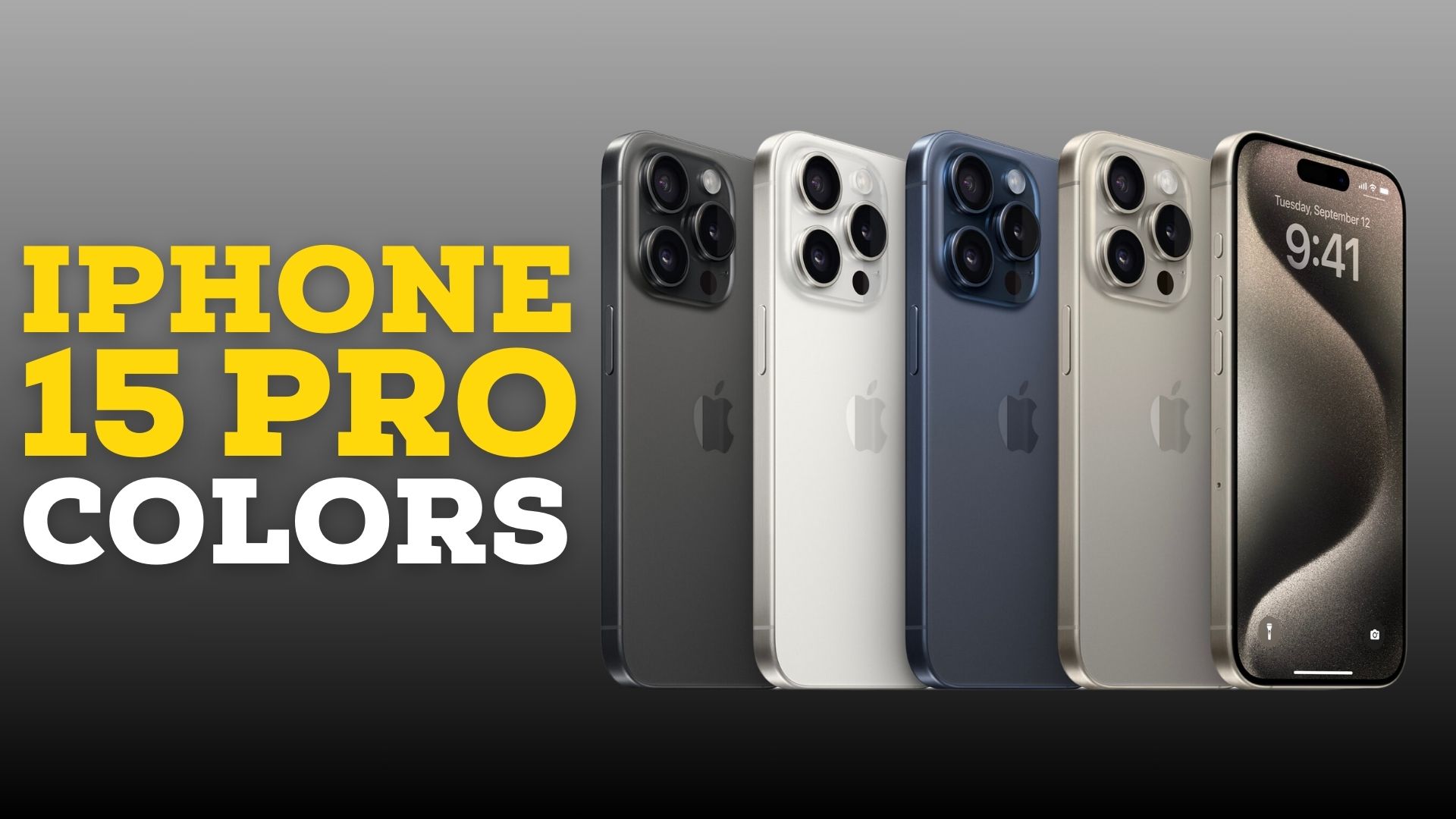 Iphones Pro Max Colors