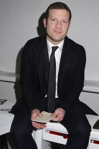 Dermot O'Leary At The Lou Dalton Show For The First Day Of London Collections: Men
