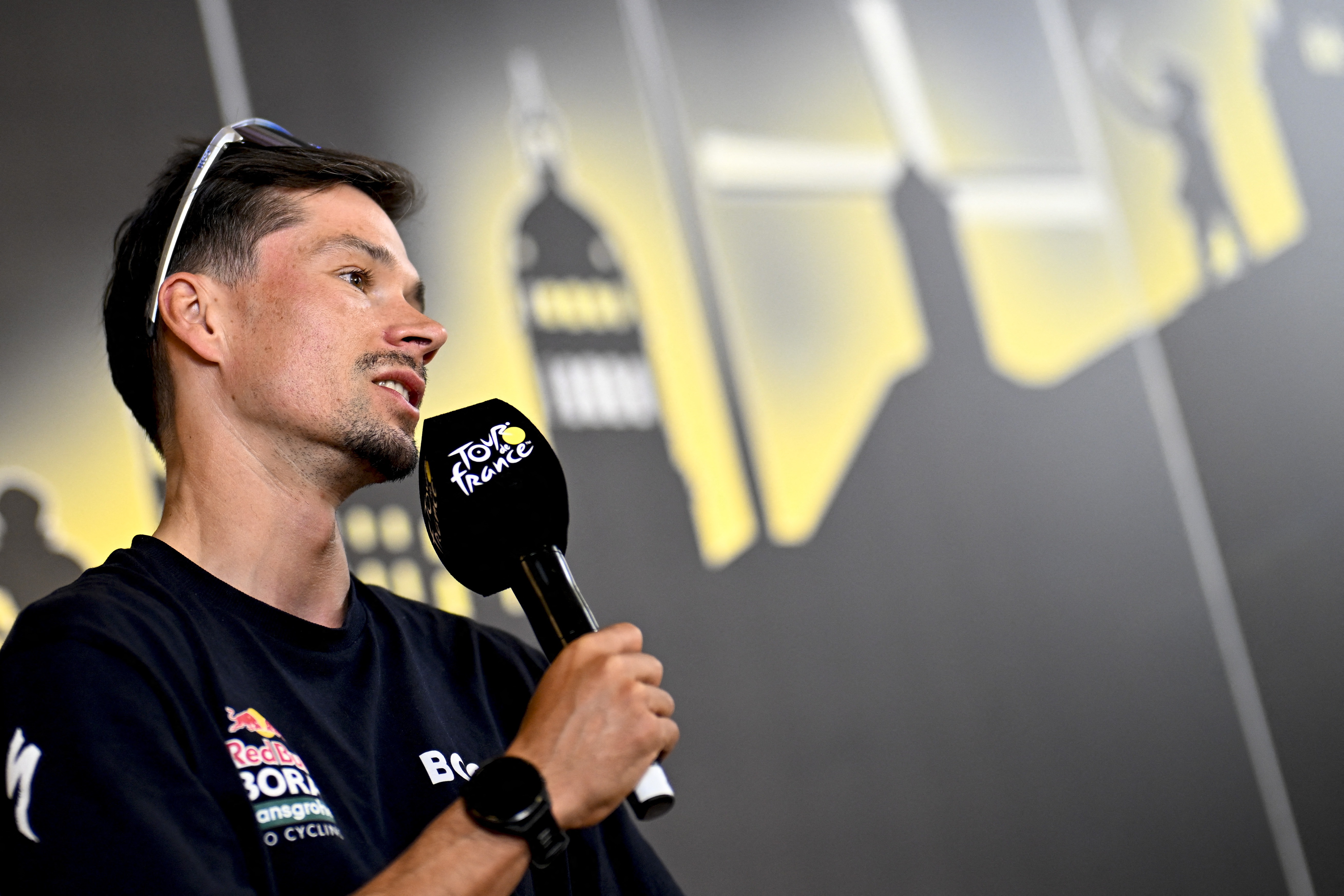 Primož Roglič at the 2025 Tour de France