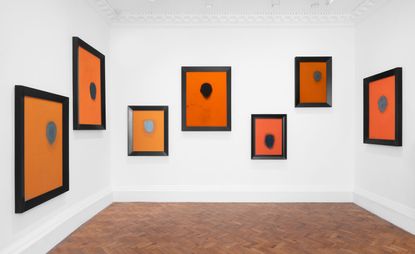 Installation view of Not Vital, 'Paintings'. Not Vital Courtesy Thaddaeus Ropac, London 