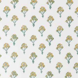 Block Print Floral Wallpaper Marigold - Threshold™