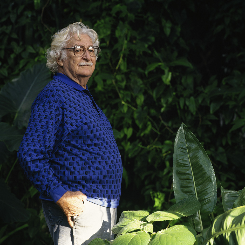 Brazilian modernist landscape and public urban space designer Roberto Burle Marx