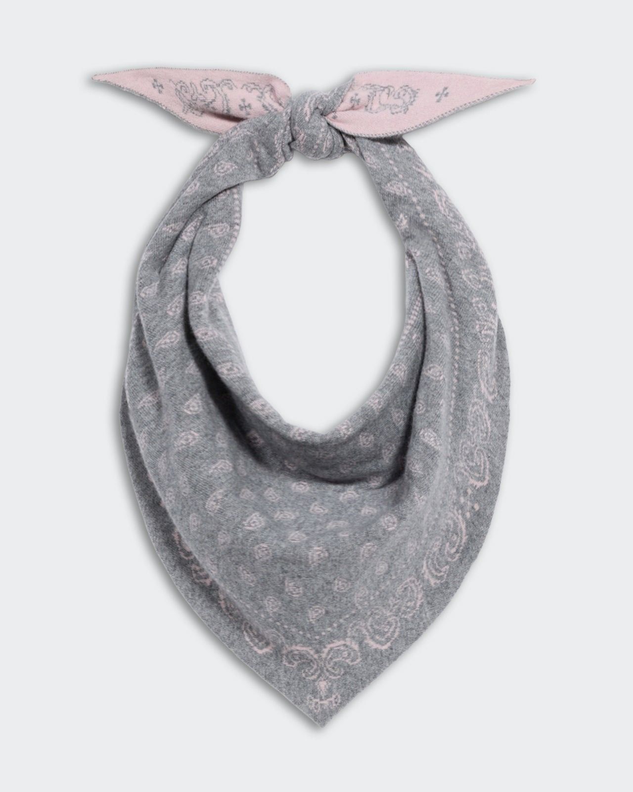 The Wild Rag - Heather Grey/powder Pink