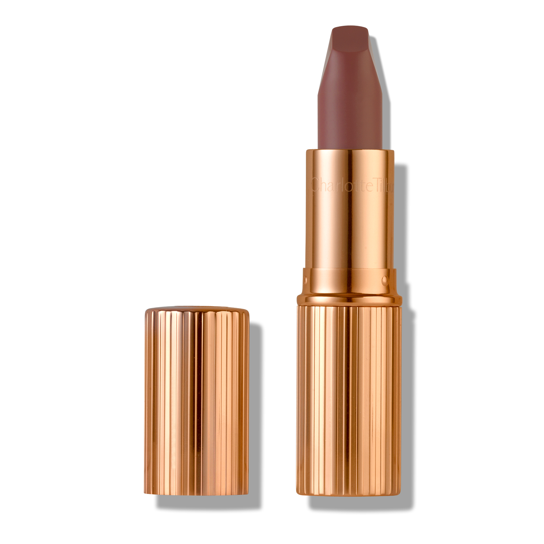 Charlotte Tilbury Matte Revolution lápiz labial en almohada Talk Medium Talk Talk Medium