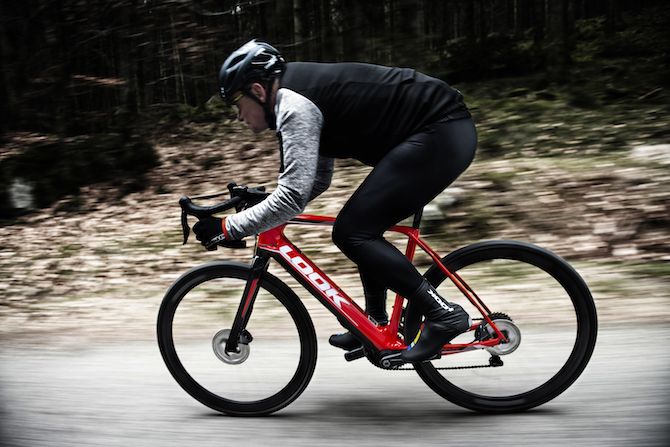 Bernard Hinault relives his glory days on the Look e-765 Optimum e-road bike