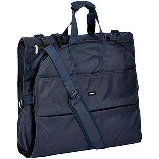 AmazonBasics Premium Tri-Fold Travel Hanging Garment Bag - 23.5 Inch, Blue