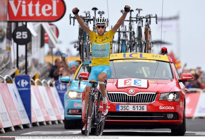 A winning Vincenzo Nibali
