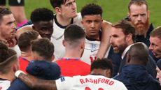 Gareth Southgate and England players in Euro 2020