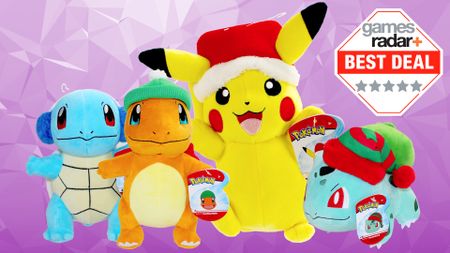 Cheap Pokemon plush deals - Pikachu and co wrap up for winter and it's ADORABLE