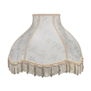vintage-looking velvet/fabric lampshade