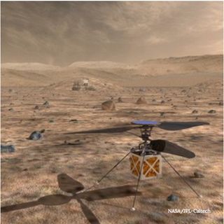 Mini-helicopter for Mars 2020 mission