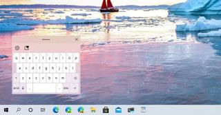 Windows 10 default small keyboard