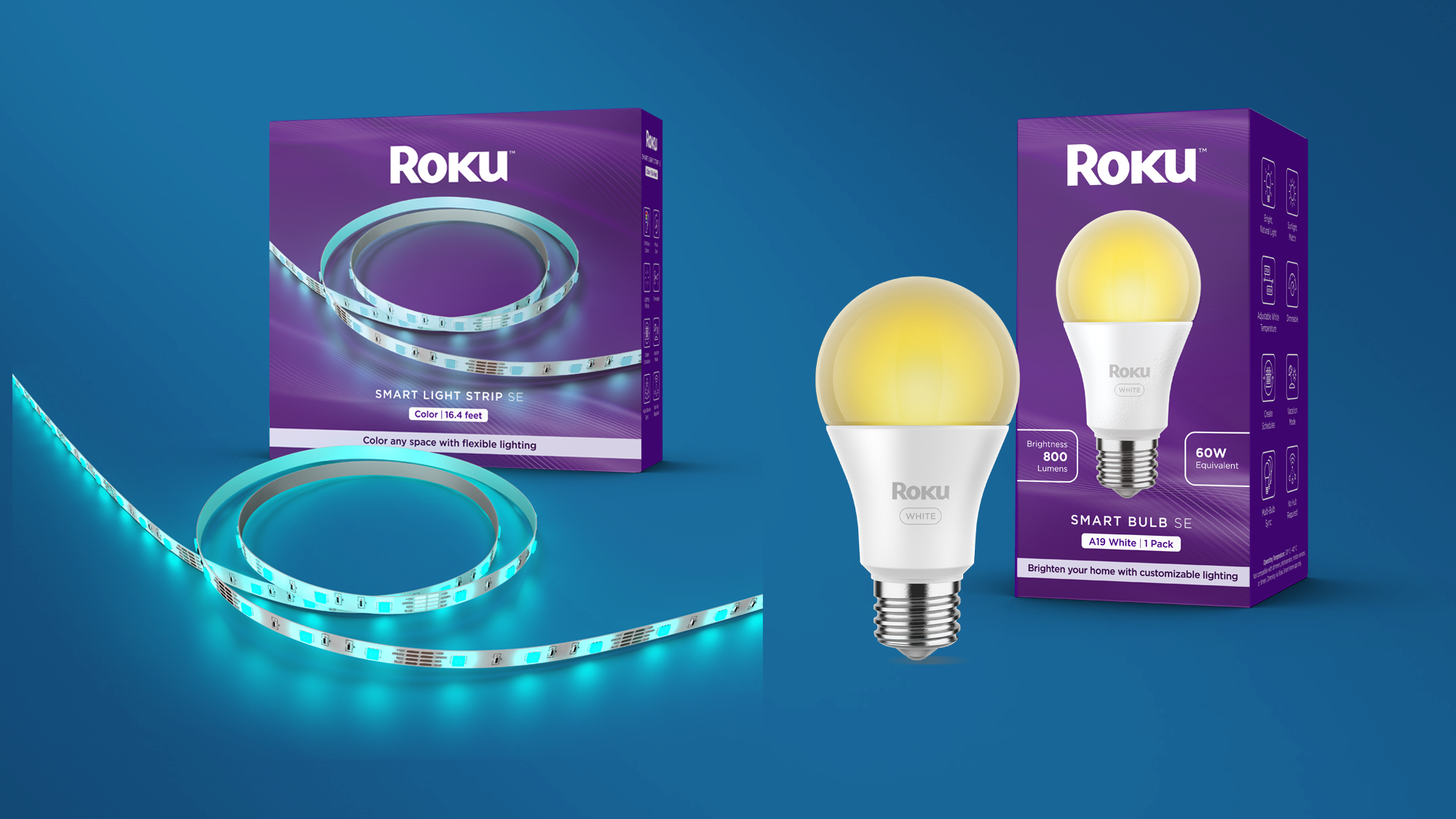 Roku SS1000R Smart Home 5-Piece Indoor Monitoring System Bundle – Wi-Fi Enabled