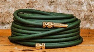 Racing green garden hose