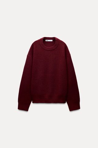 Plain Knit Sweater