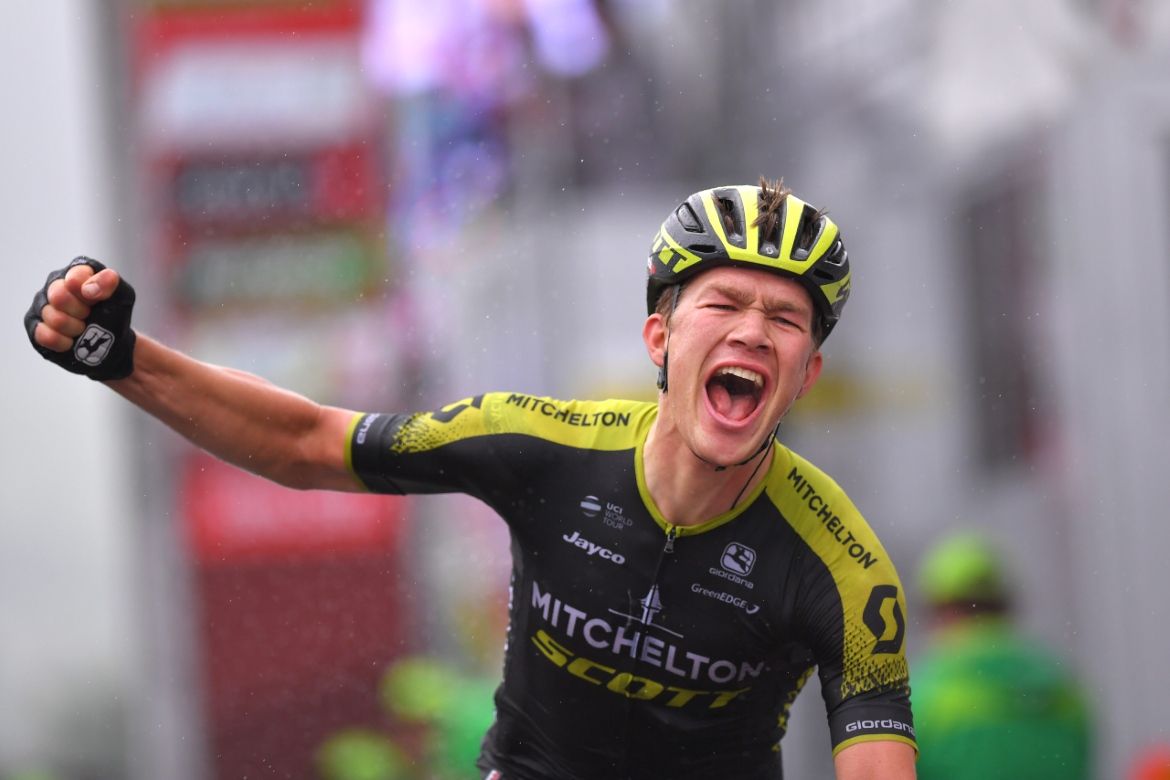 Chris Juul-Jensen celebrates his victory