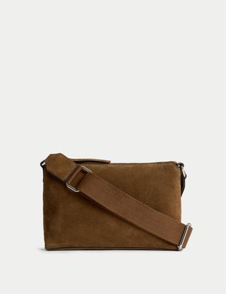 Suede Cross Body Bag