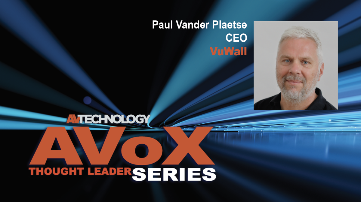 Paul Vander Plaetse, CEO of VuWall