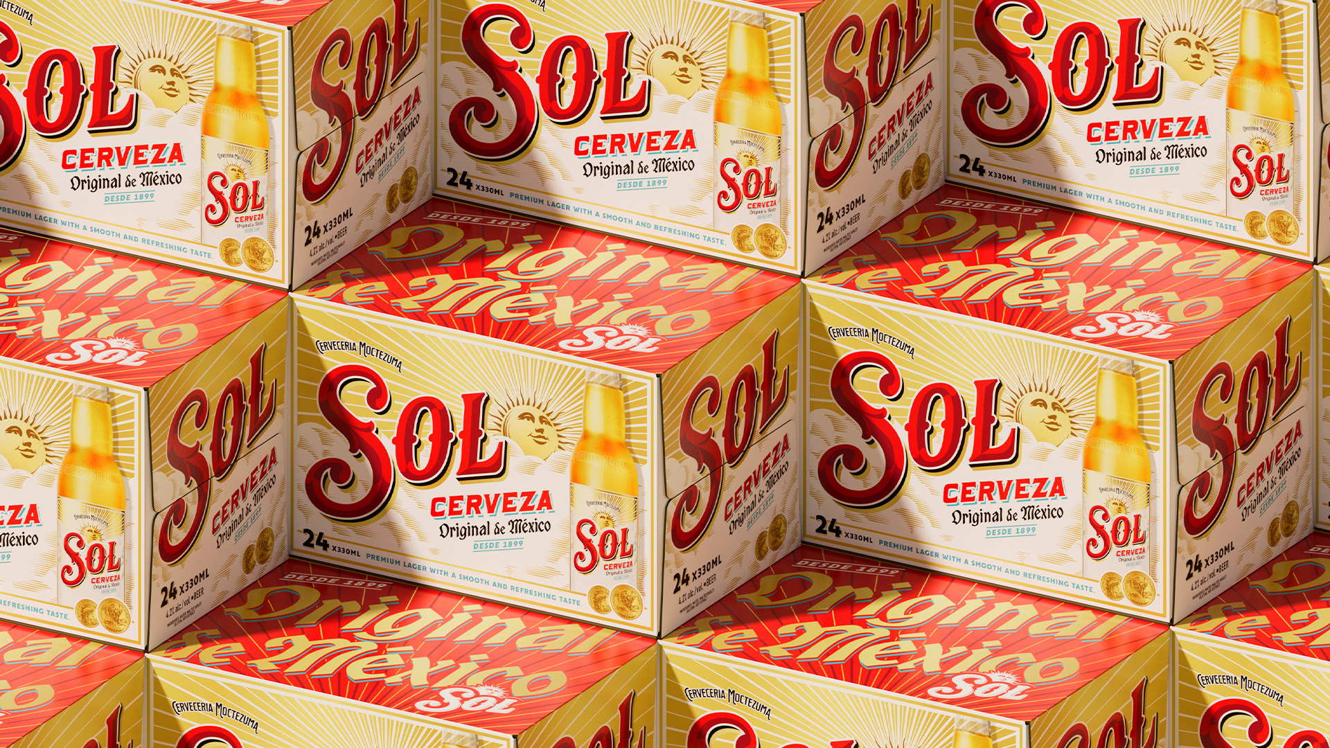 Sol beer branding