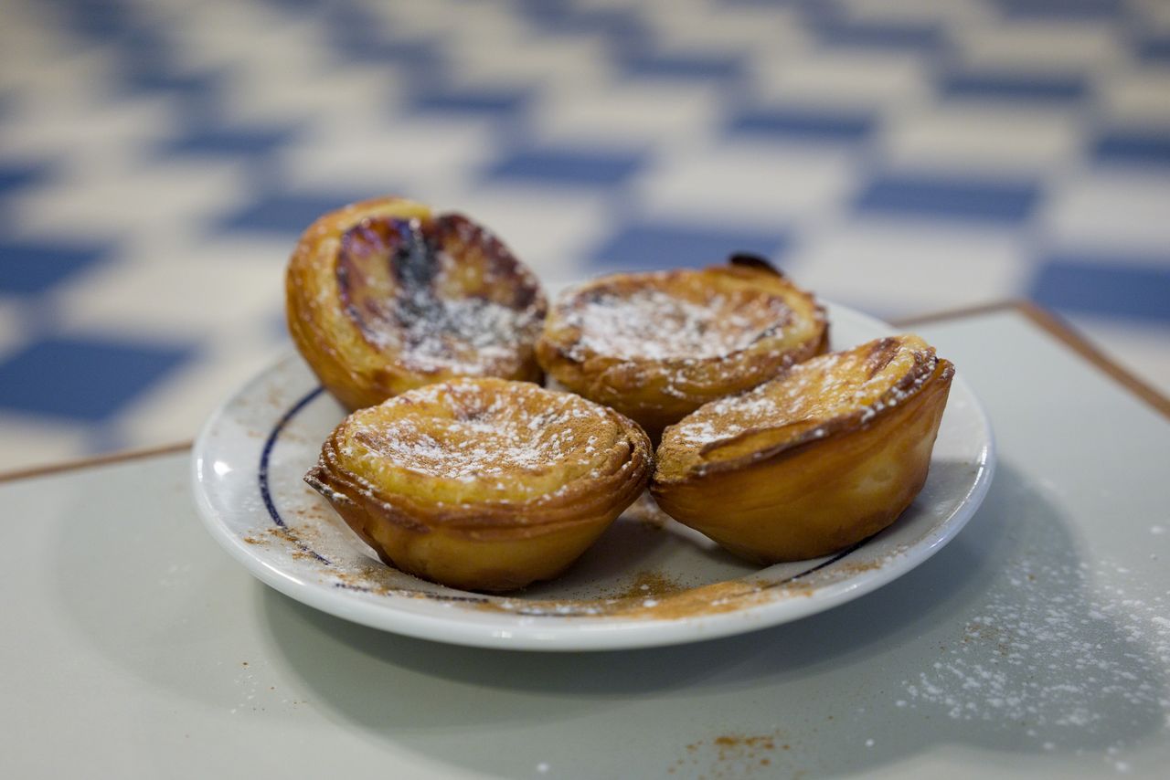 Sigma FP2 sample gallery: a plate of Portugal's famous custard tarts