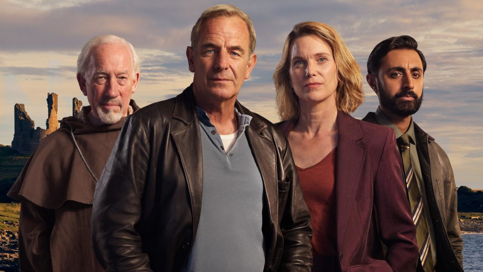 The cast of The Northumbria Mysteries on the BBC