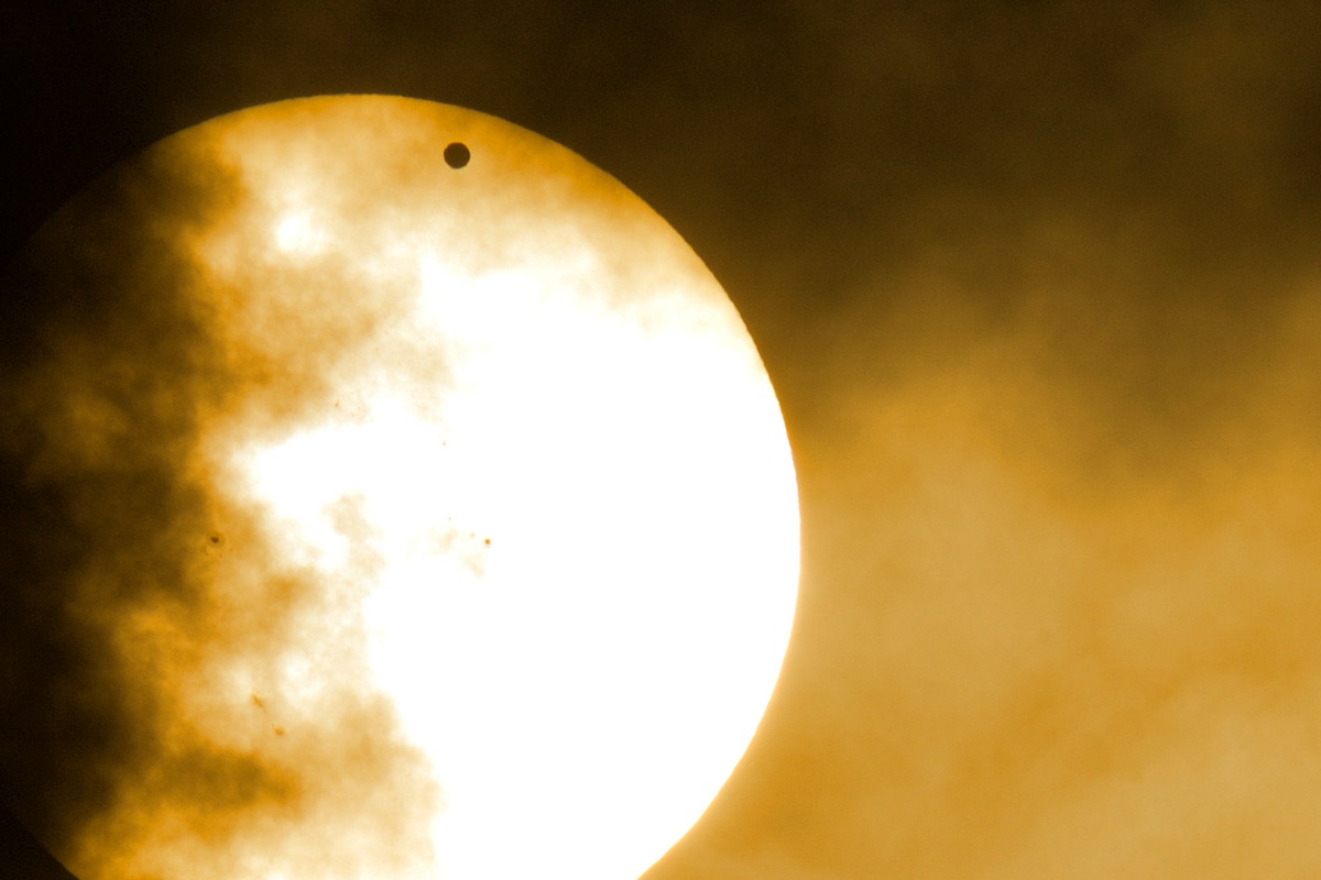 2012 Venus Transit Seen in Trenton, Ontario, Canada