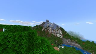 Minecraft Bedste frø snedækket bjerg og skov