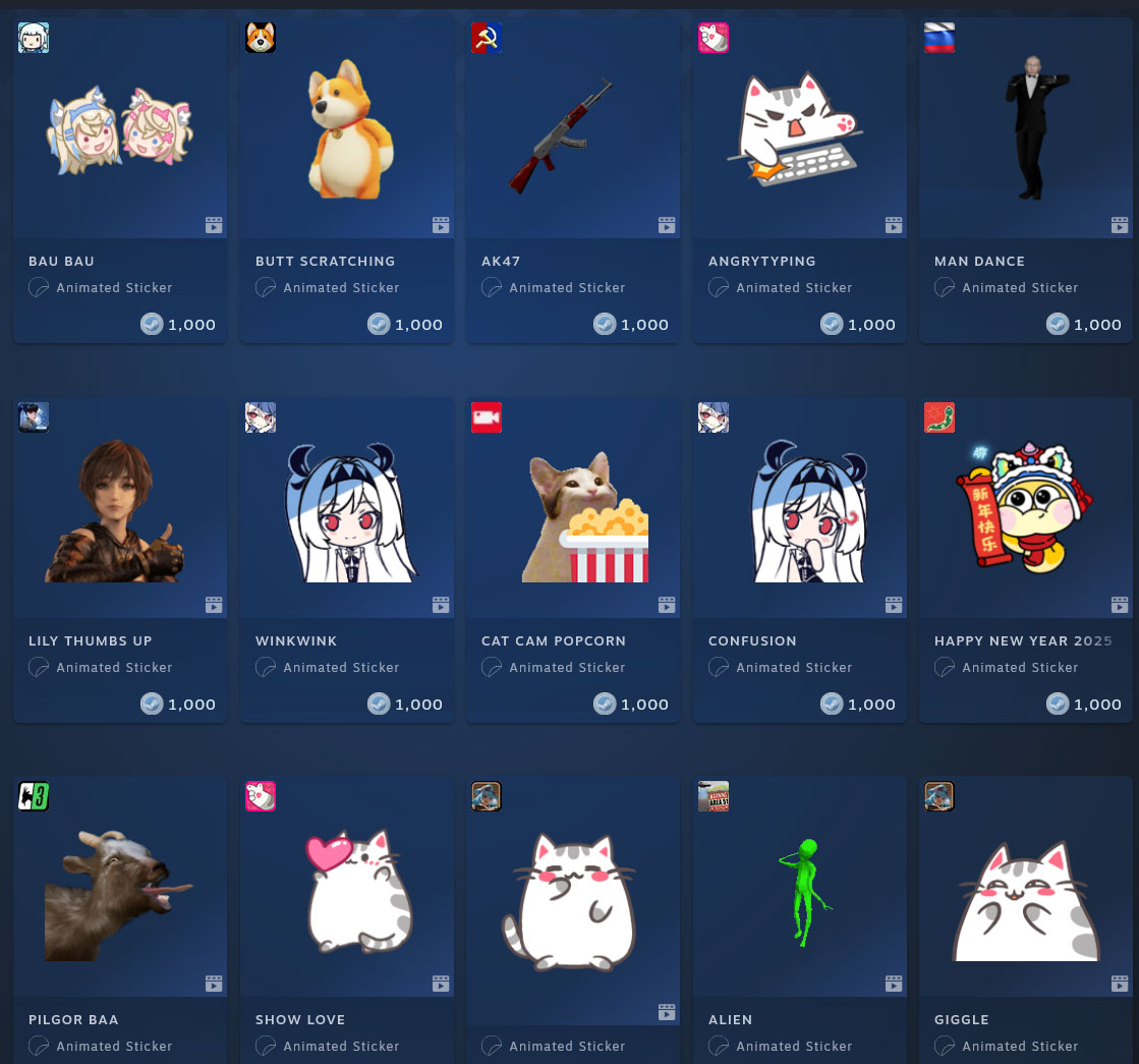 Steam Stickers can be bad for your (data) health