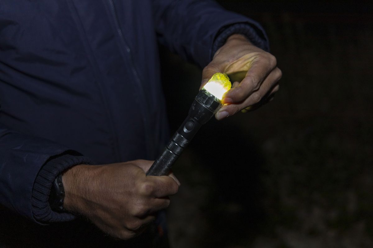 Paint with light at night to create fantastic light orb images ...