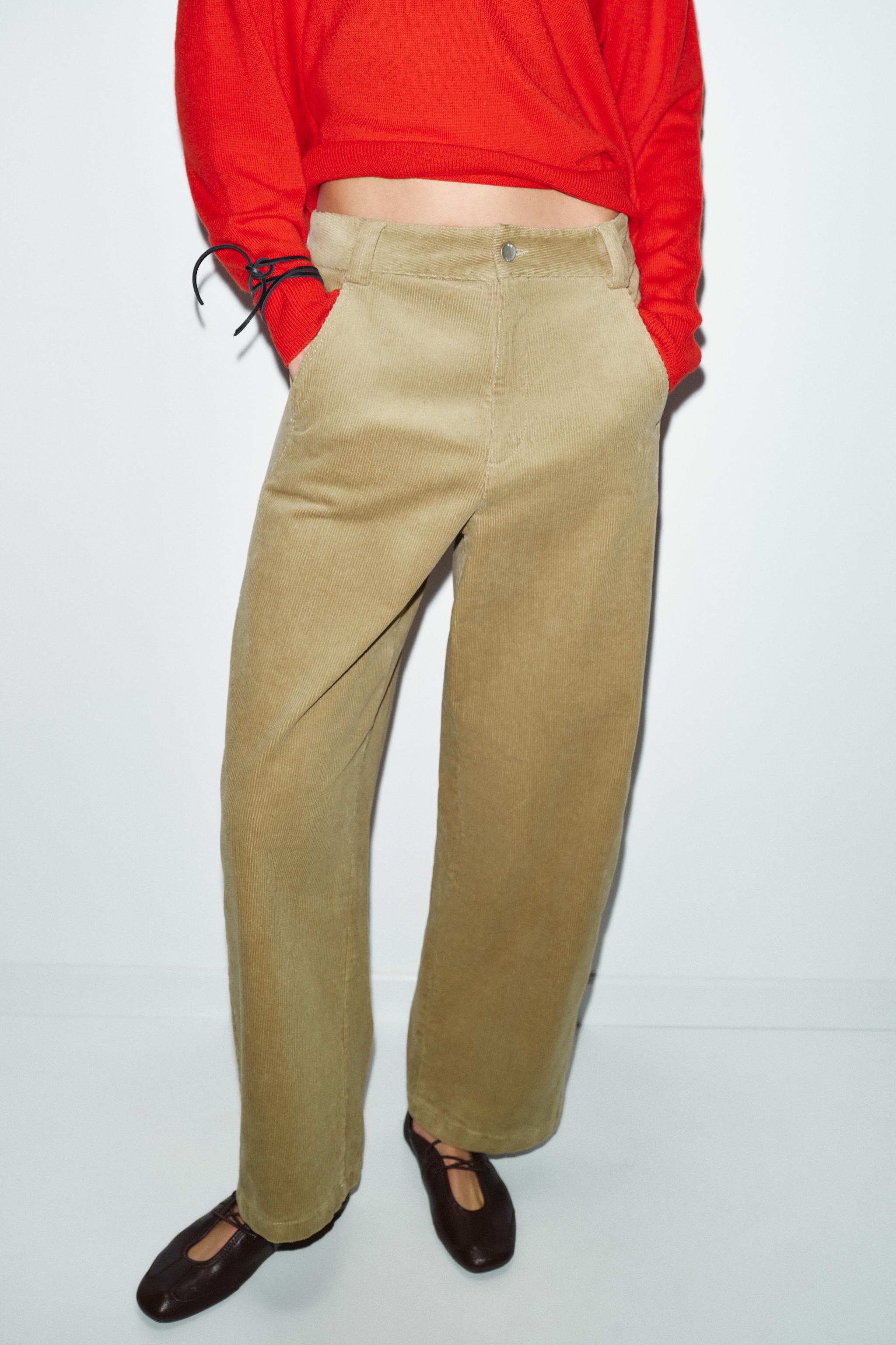 Barrel Corduroy Trousers