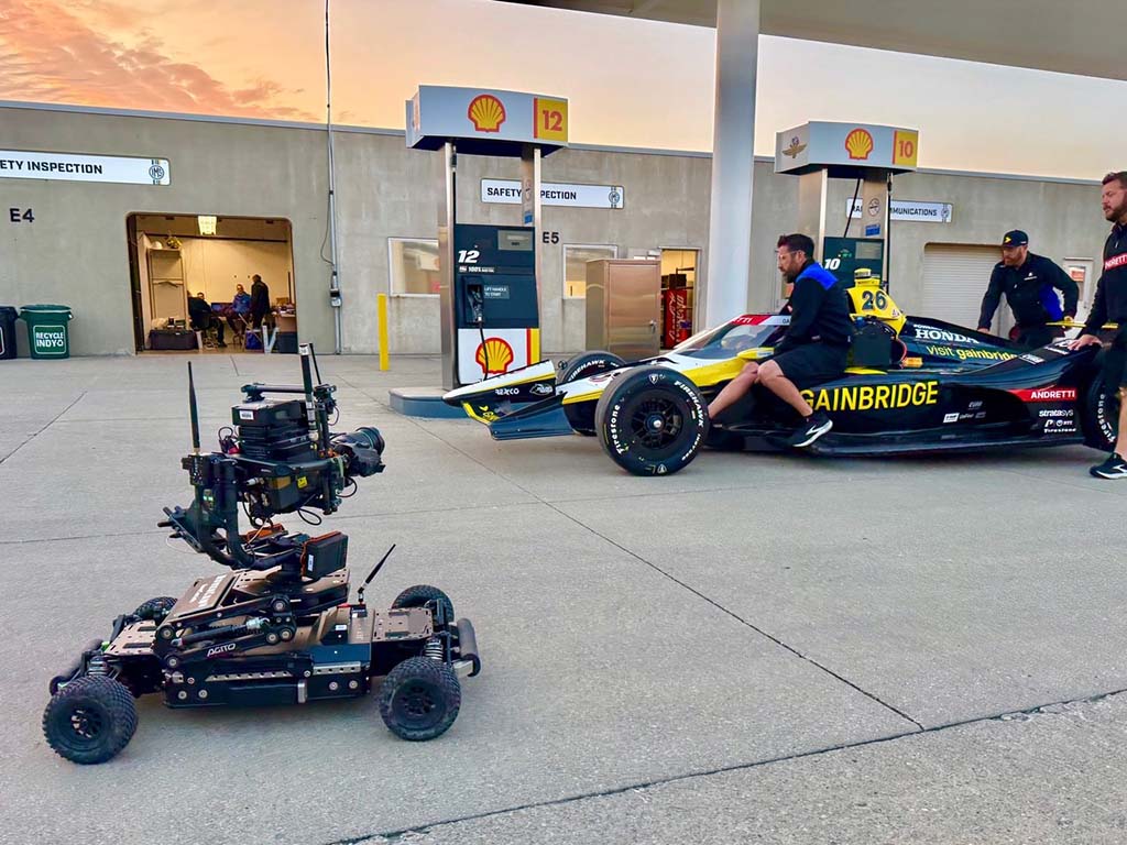 Remote control camera to be used in MLB Speedway Classic