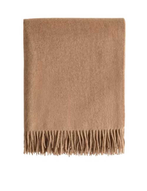 Cashmere Throw in Teak