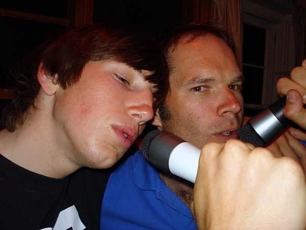 Current Australian U23 cross country champion Paul Van Der Ploeg and TORQ team Physio Tim Retchford battle in out on the mics on New Year's Eve in Mount Beauty.