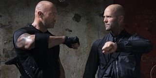 Hobbs & Shaw trying to decide which door each of them should go through